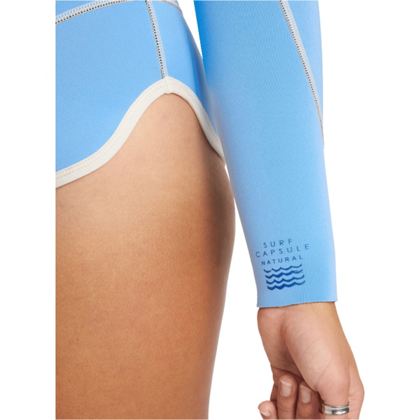 2026 Billabong Womens Spring Glider 2mm Back Zip Long Sleeve Spring Wetsuit 24BW244501 - Blue Drift
